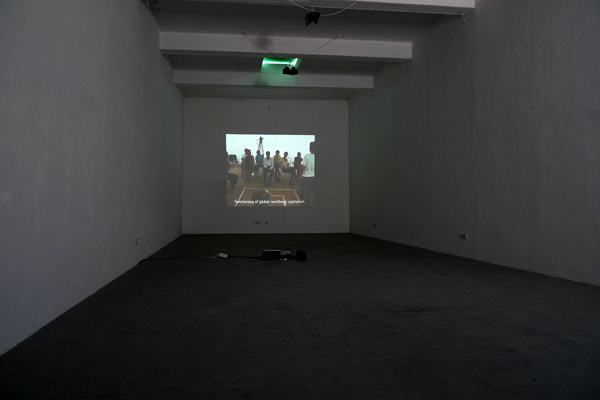 Ana Hoffner, Movement, privatized. Video performance, 2009